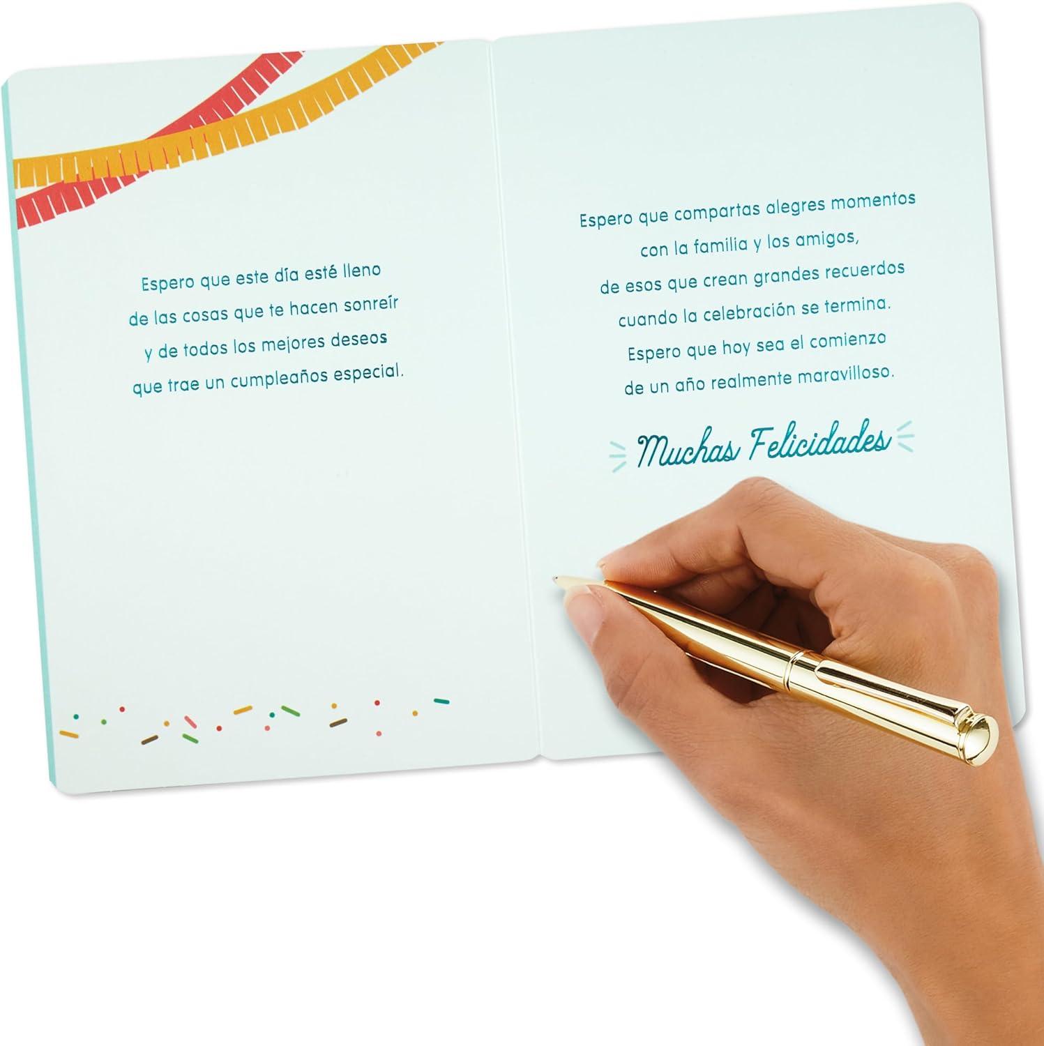 imageHallmark Vida Spanish Birthday Card Feliz Cumpleaos for Friend Coworker Parent NeighborFeliz Cumpleaos