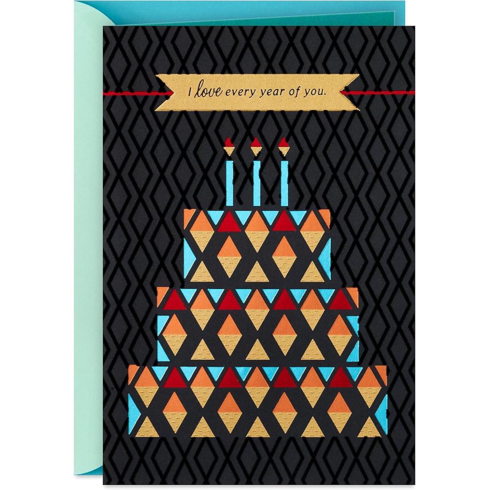 imageHallmark Birthday Card for Husband Wife Boyfriend Girlfriend Birthday CakeBirthday Cake