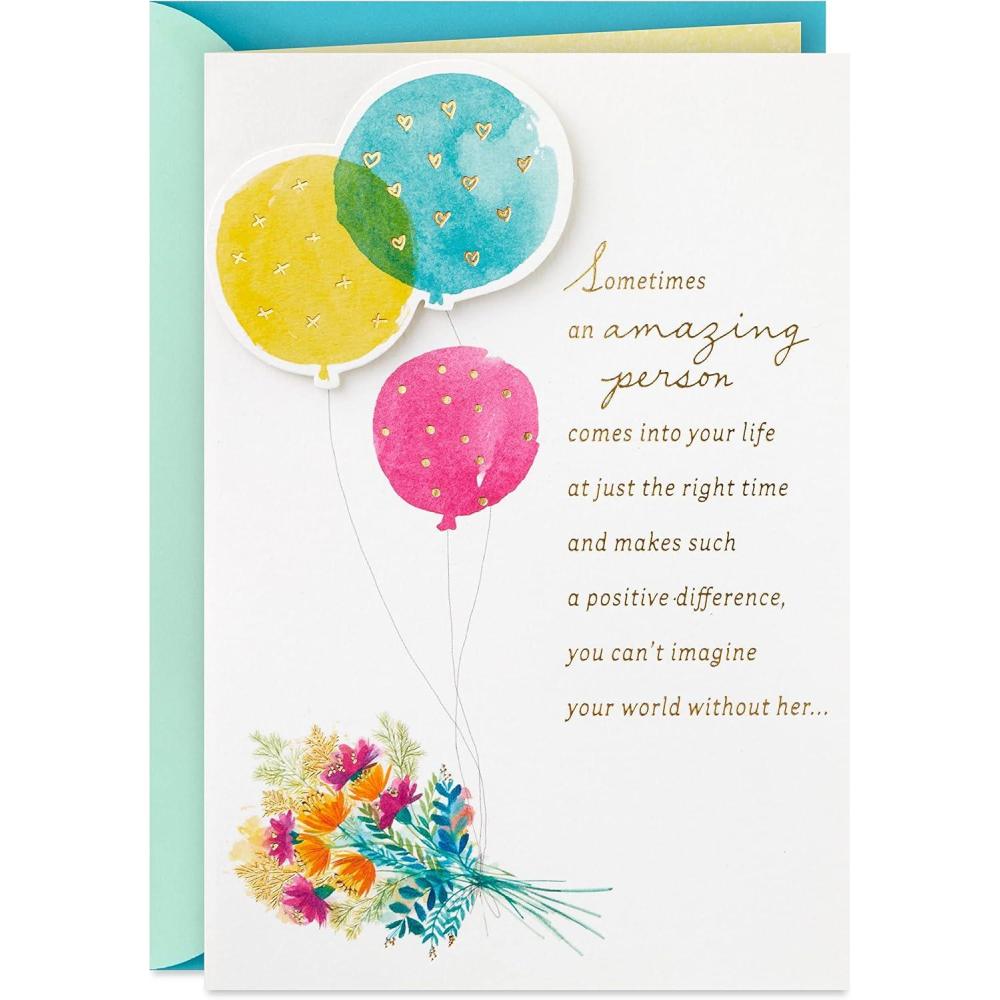 imageHallmark Signature Birthday Card DeliveryBalloons and Flowers