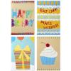 Hallmark Assorted Birthday Cards (Birthday Icons, 12 Cards and Envelopes)(Assorted colors)