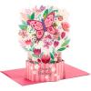 Hallmark Paper Wonder Birthday Pop Up Card (Good Vibes)(Butterflies and Flowers)