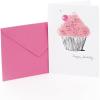 Hallmark Signature Birthday Card (Delivery)(Pink Cupcake)