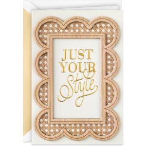 Hallmark Signature Birthday Card (Delivery)(Rattan  Just Your Style)