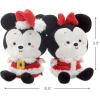 Hallmark Better Together Disney Mickey and Minnie Holiday Magnetic Plush, Set of 2
