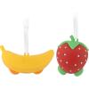 Hallmark Better Together Strawberry and Banana Magnetic Christmas Ornaments, Shatterproof, Set of 2, Food Gifts