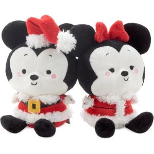 Hallmark Better Together Disney Mickey and Minnie Holiday Magnetic Plush, Set of 2