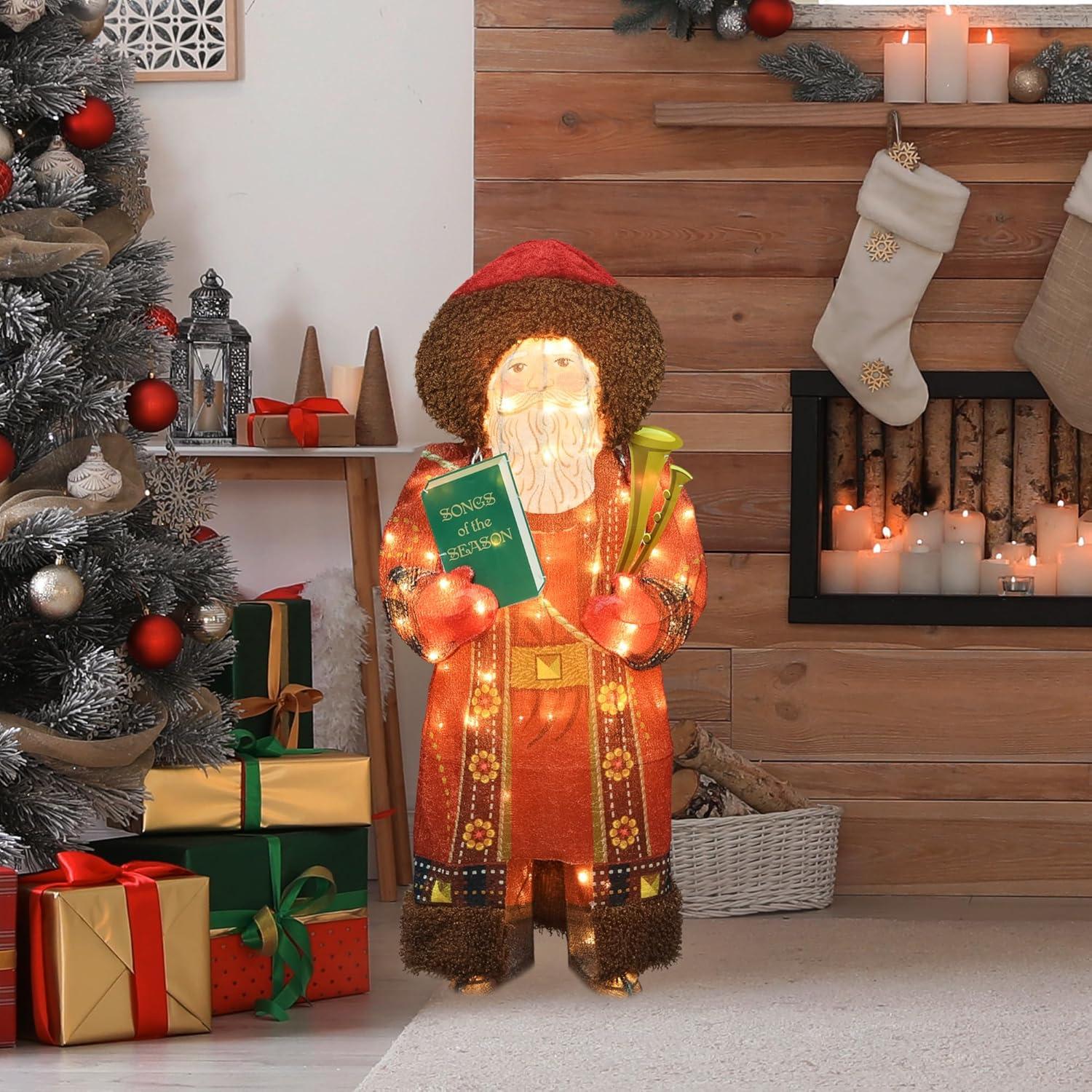 image36 Inch Hallmark Keepsakes Father Christmas Holiday Outdoor LED Yard Decor
