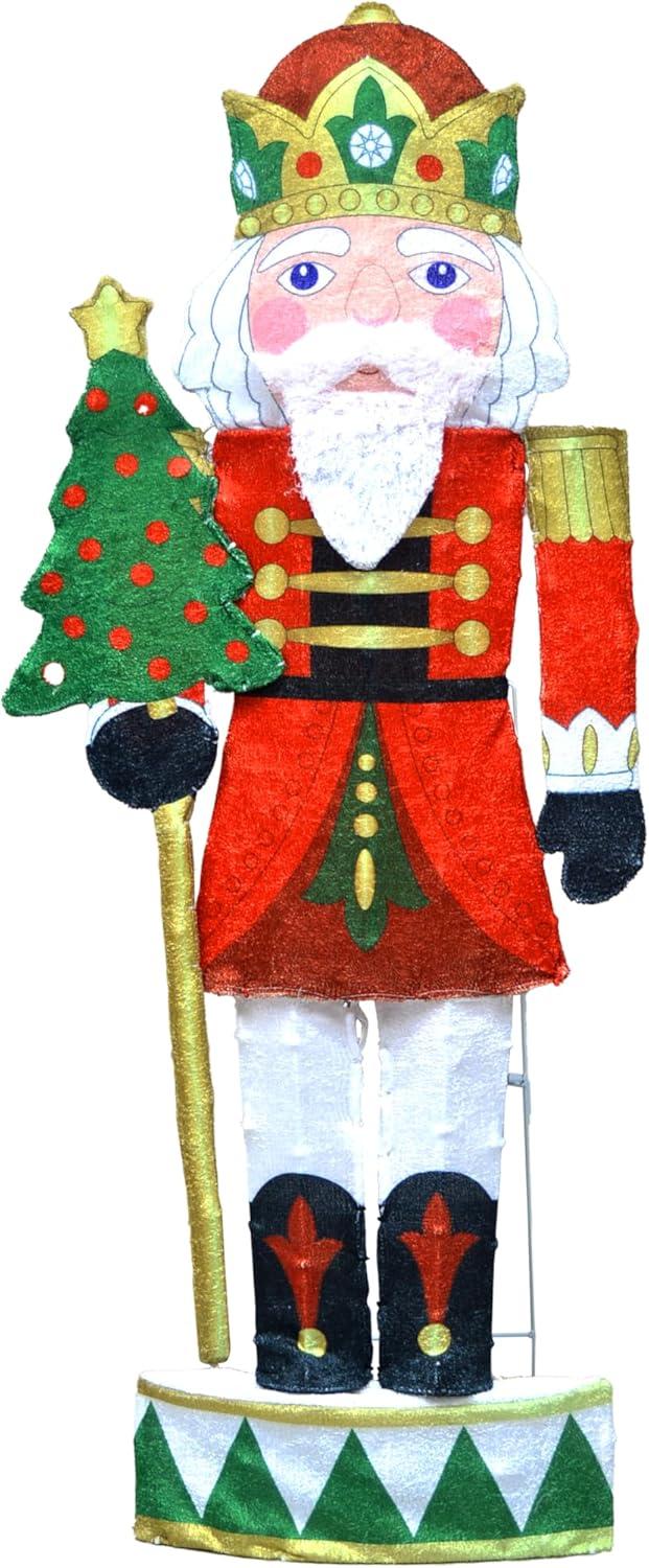 image48 Inch Hallmark Keepsakes Christmas Noble Nutcracker Holiday Outdoor LED Yard Decor