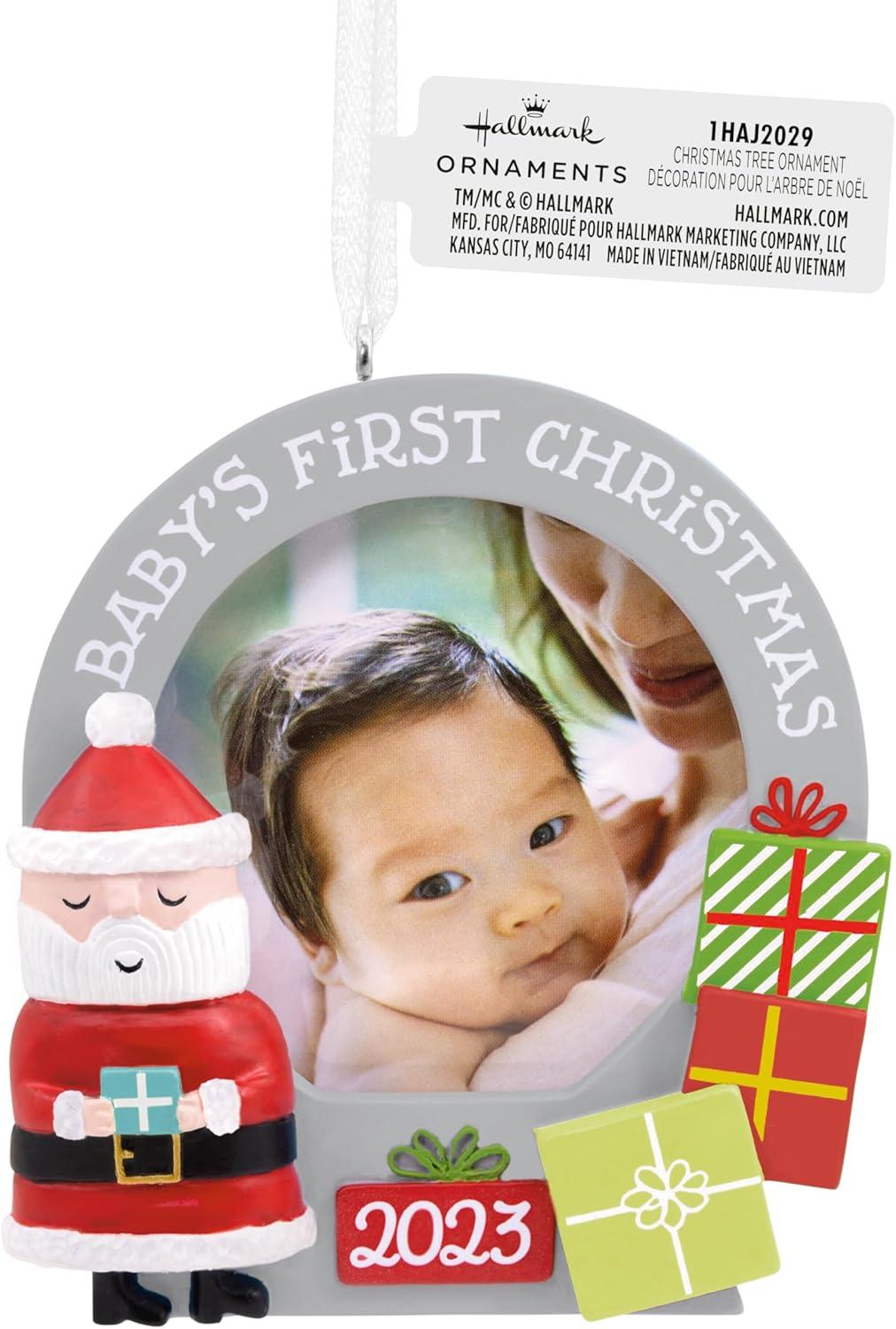 imageHallmark Babys First Christmas Christmas Ornament 2024 GirlBabys First Christmas 2023
