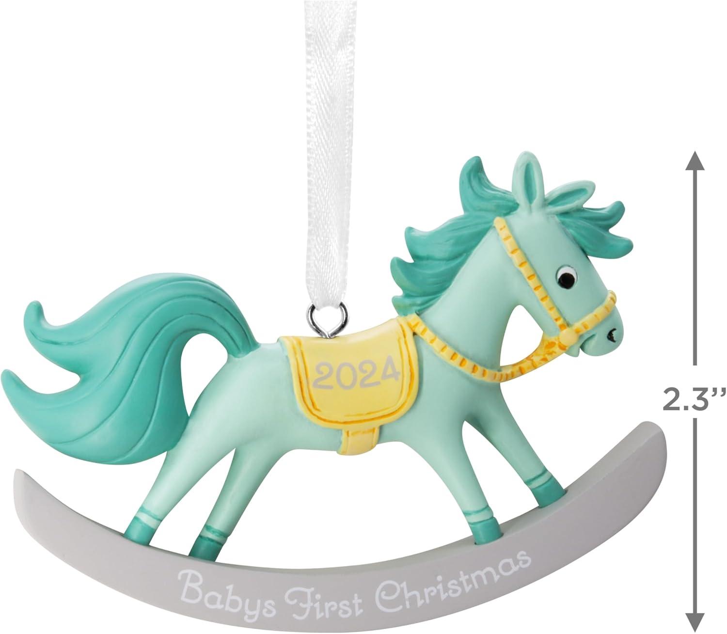 imageHallmark Babys First Christmas Christmas Ornament 2024 GirlBabys First Christmas Boy