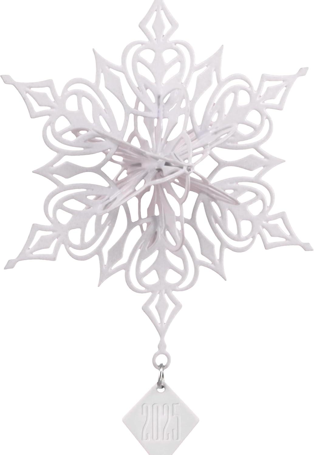 imageHallmark Dimensional Snowflake 2025 Christmas Ornament Snowflake Gifts