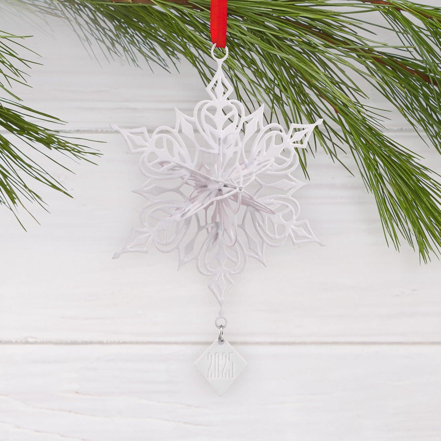 imageHallmark Dimensional Snowflake 2025 Christmas Ornament Snowflake Gifts