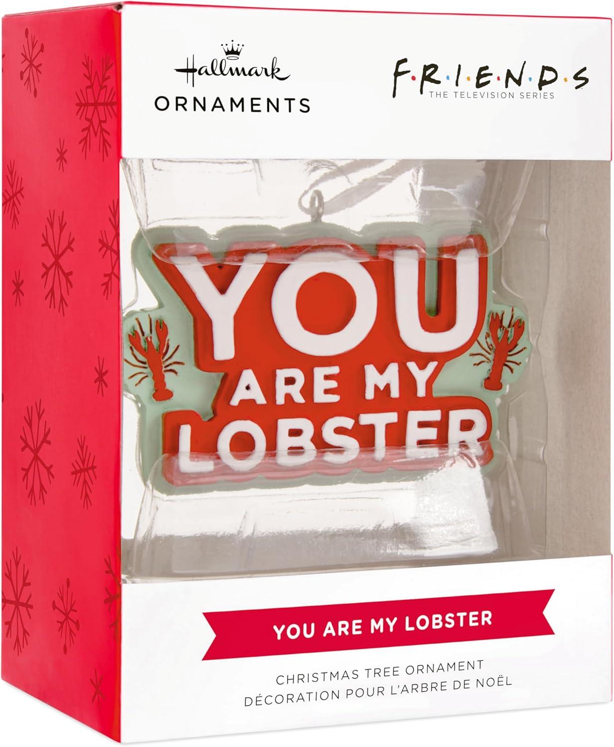 imageHallmark Friends You are My Lobster Christmas Ornament TV Show Gifts