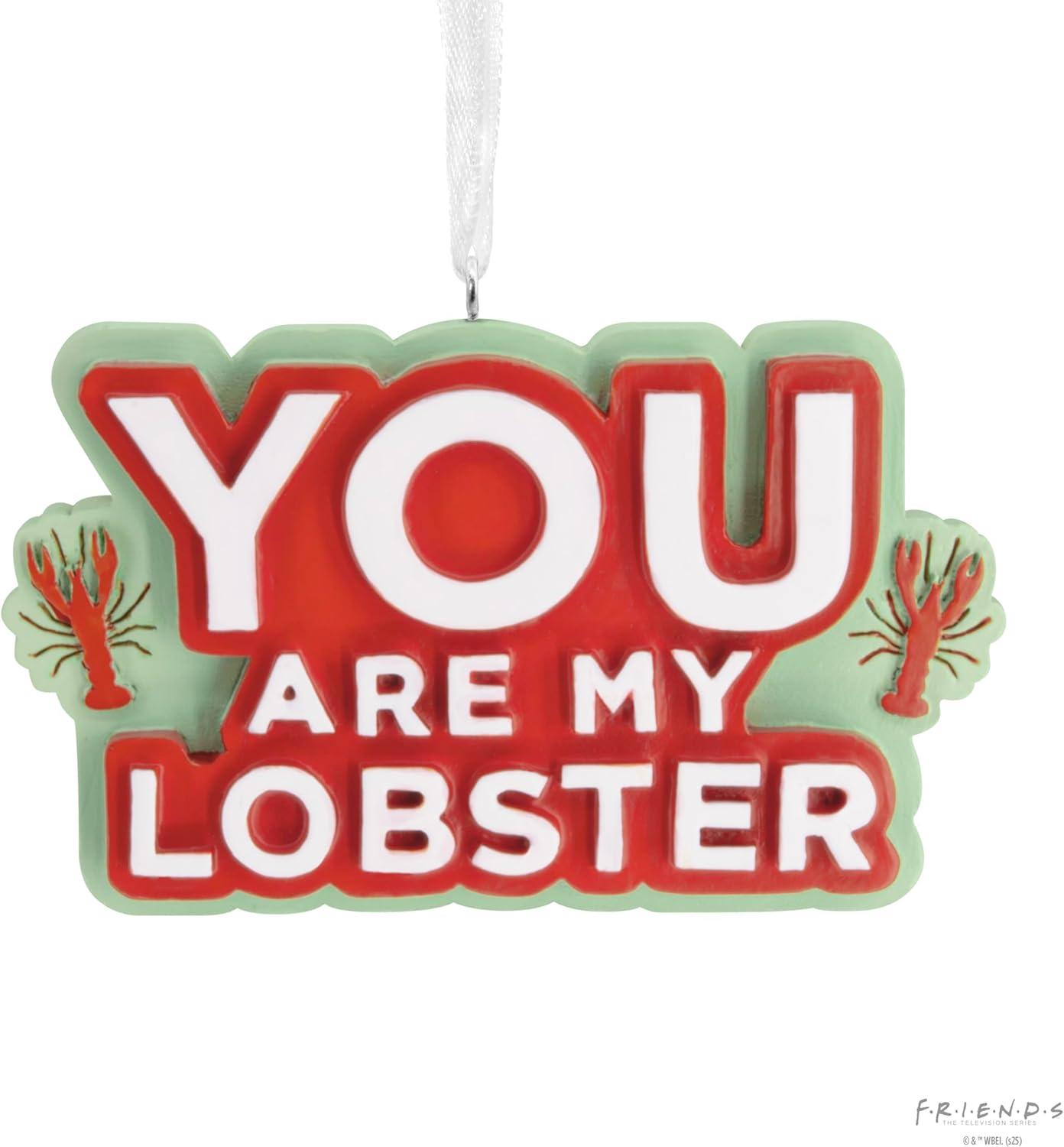 imageHallmark Friends You are My Lobster Christmas Ornament TV Show Gifts