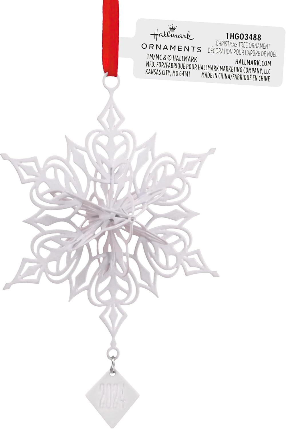 imageHallmark Keepsake Christmas Ornament Snowflake 2024Snowflake
