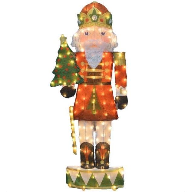 image48 Inch Hallmark Keepsakes Christmas Noble Nutcracker Holiday Outdoor LED Yard Decor
