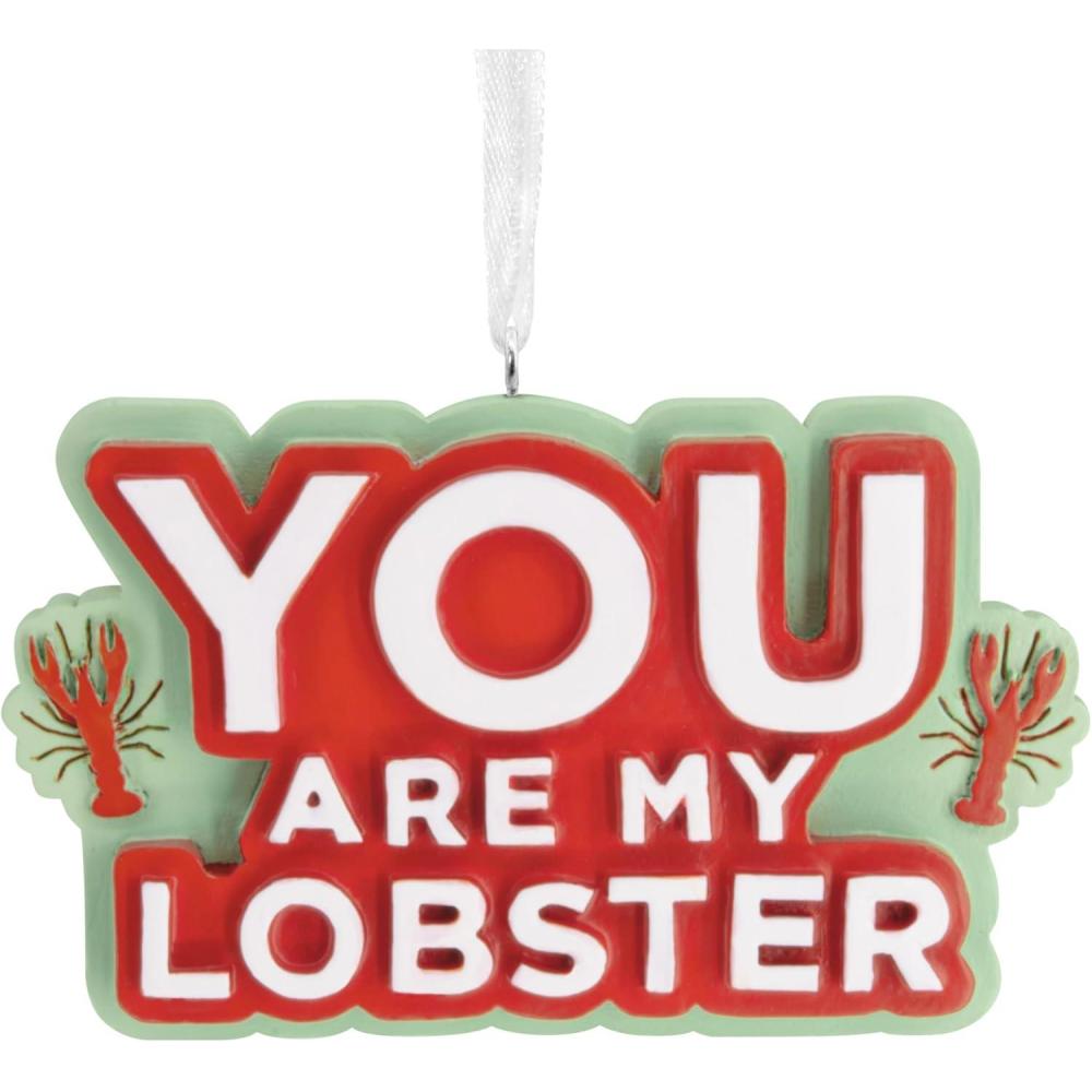 imageHallmark Friends You are My Lobster Christmas Ornament TV Show Gifts