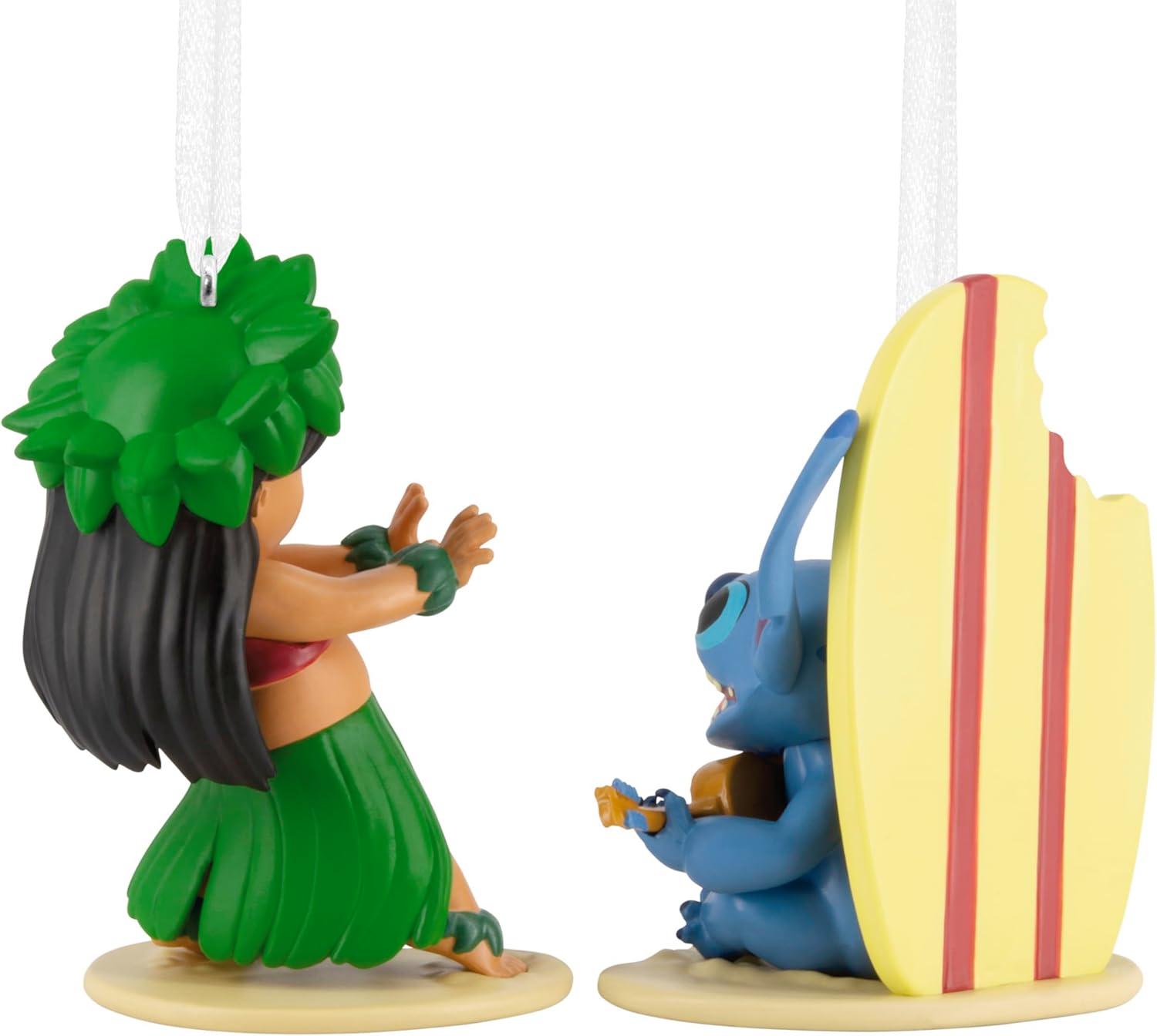 imageHallmark Disney Lilo ampamp Stitch Christmas Ornaments Set of 2 Gifts for Disney Fans