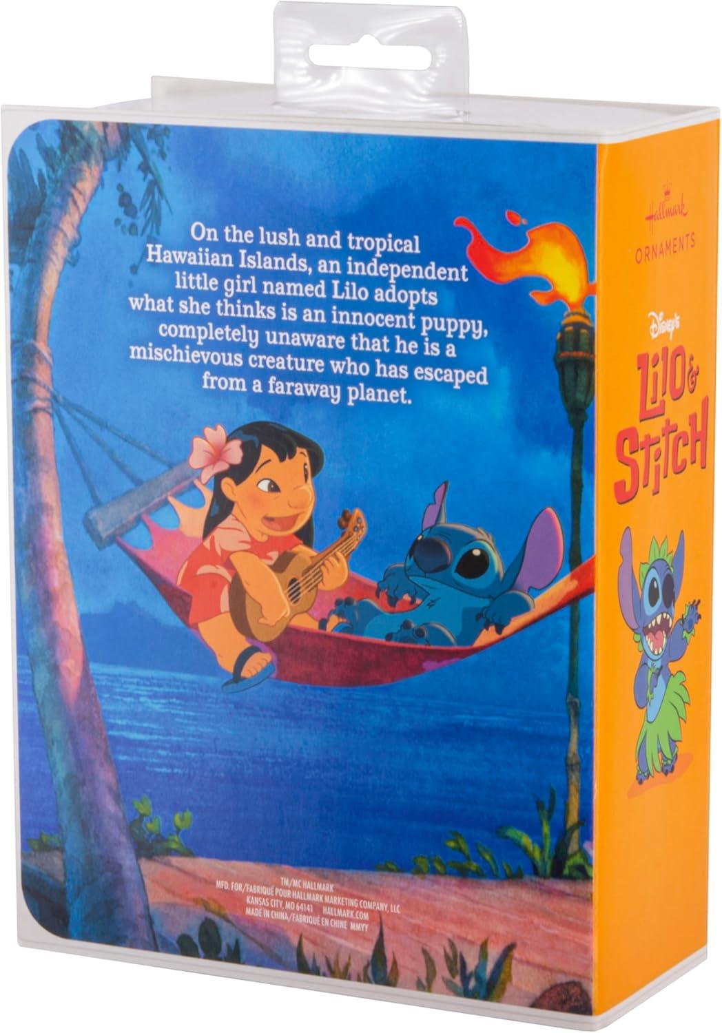 imageHallmark Disney Lilo ampamp Stitch Christmas Ornaments Set of 2 Gifts for Disney Fans