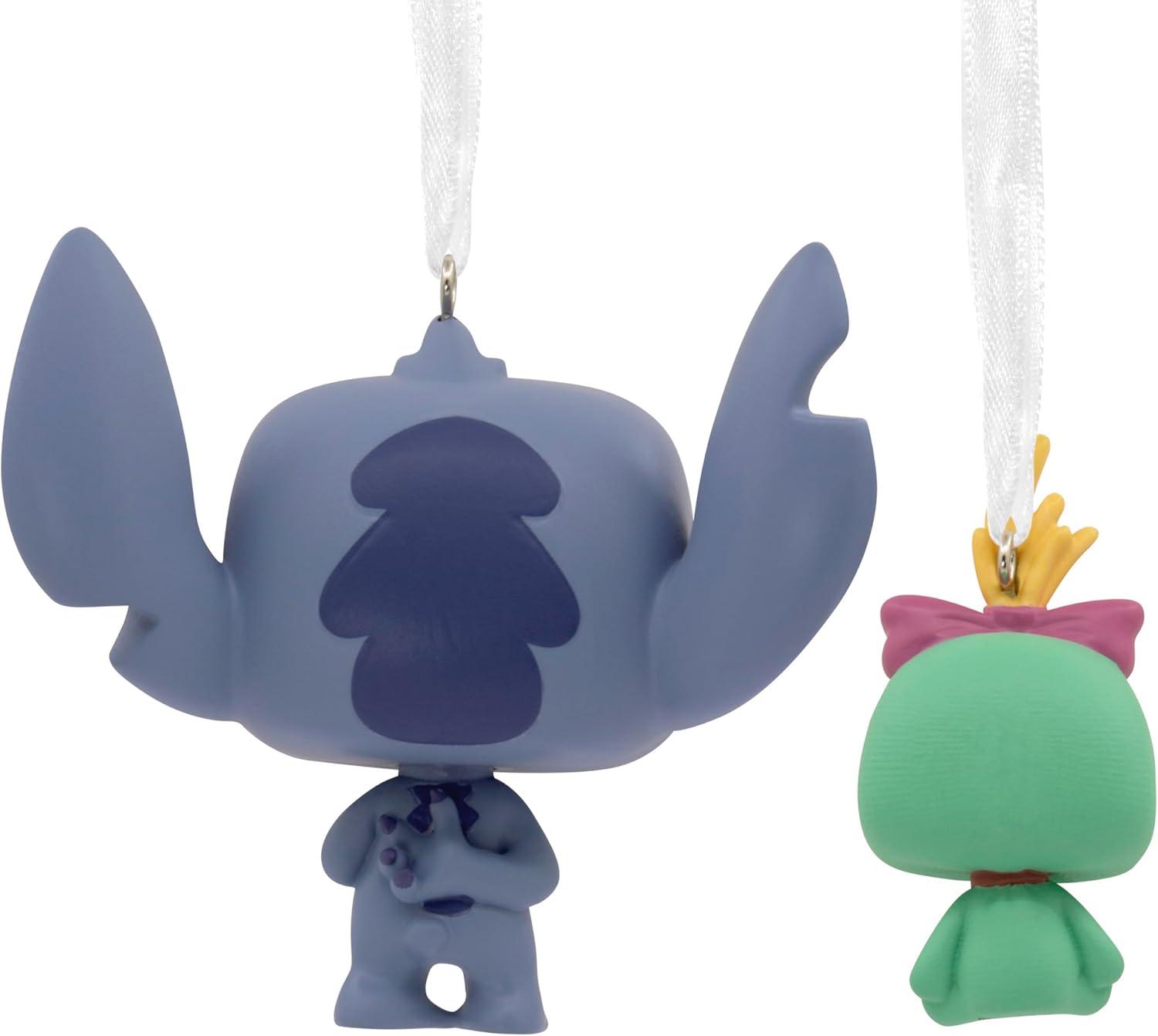 imageHallmark Disney Stitch with Scrump Funko POP Christmas Ornaments Set of 2 Pop Culture Gifts