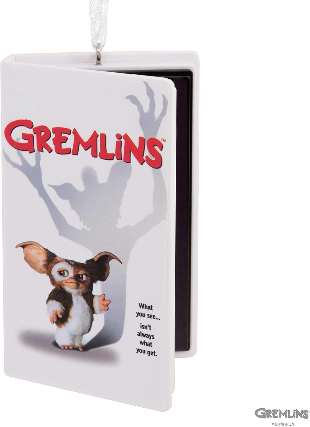 imageHallmark Indiana Jones Movie Retro Video Cassette Case Plastic Christmas Ornament 0003HCM1096Gremlins VHS