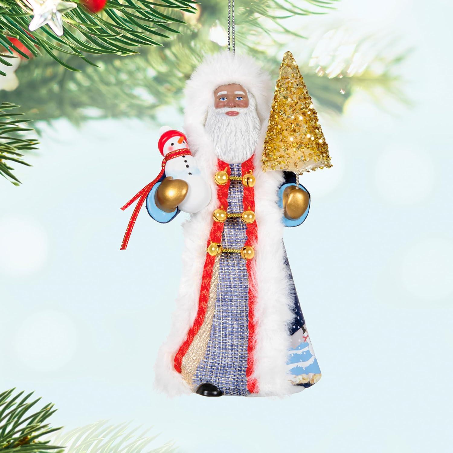 imageHallmark Keepsake Christmas Ornament 2024 Father Christmas Santa Collectors Gifts2024 Black Father Christmas