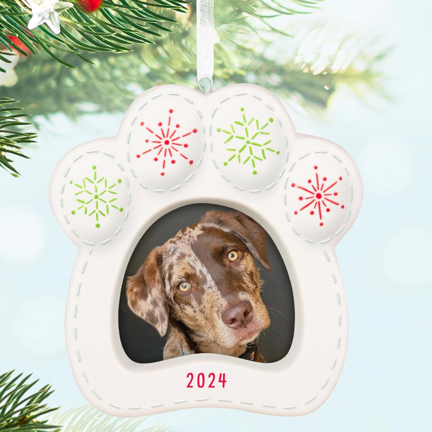 imageHallmark Keepsake Christmas Ornament 2024 Puppy Love Poodle 2024 Gifts for Animal Lovers2024 Happy Dog Photo Frame