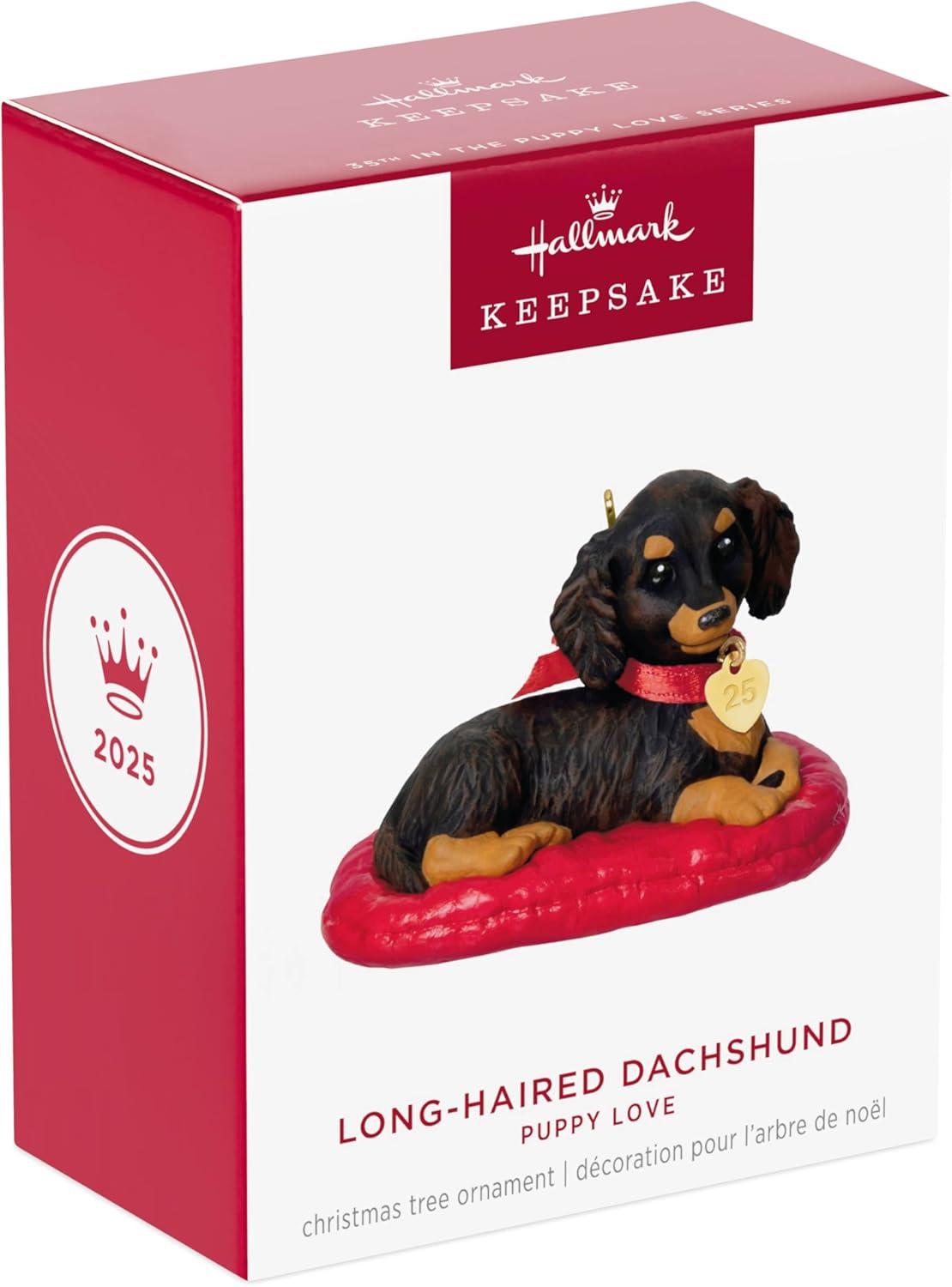 imageHallmark Keepsake Christmas Ornament 2024 Puppy Love Poodle 2024 Gifts for Animal Lovers2025 Puppy Love Dachshund
