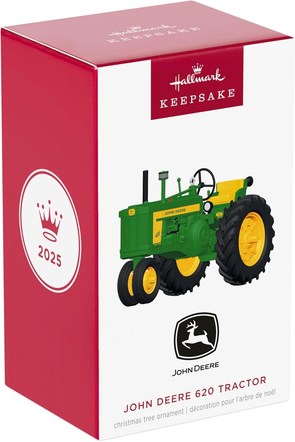 imageHallmark Keepsake Christmas Ornament 2025 1953 Indian Chief Motorcycle 2025 Metal Gifts for Motorcycle CollectorsJohn Deere 620 Tractor