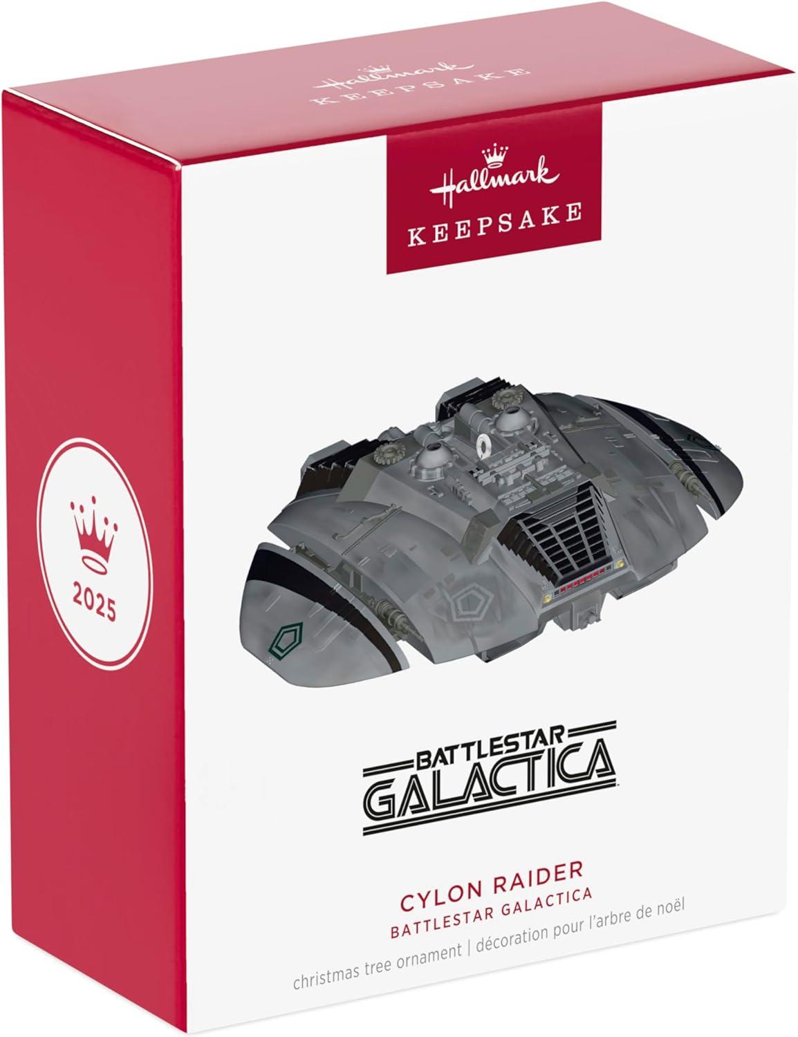 imageHallmark Keepsake Christmas Ornament 2025 Battlestar Galactica Cylon Raider Movie GiftsBattlestar Galactica