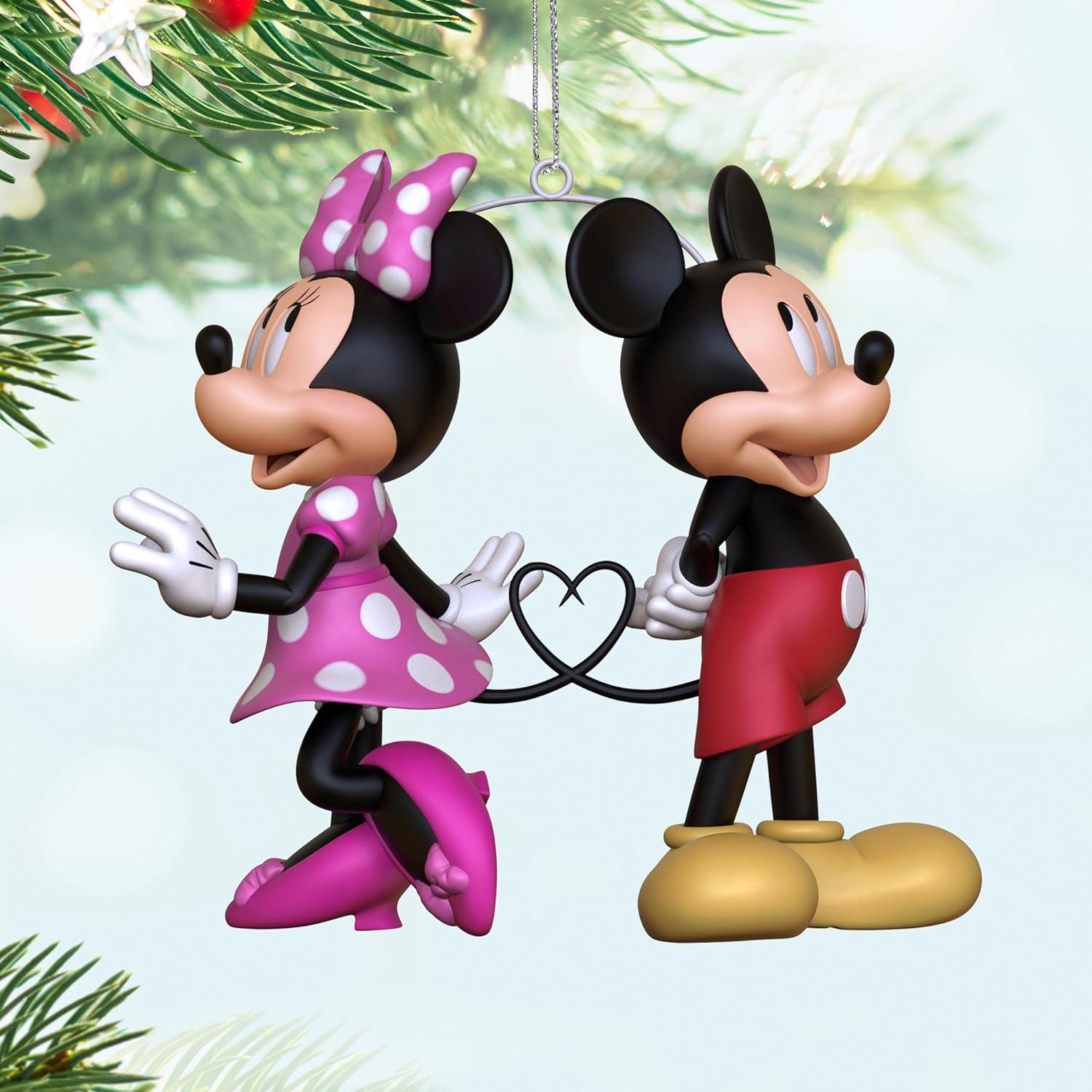 imageHallmark Keepsake Christmas Ornament 2025 Disney Mickey and Friends Boneafide Besties Gifts for Disney FansA Tail of Togetherness