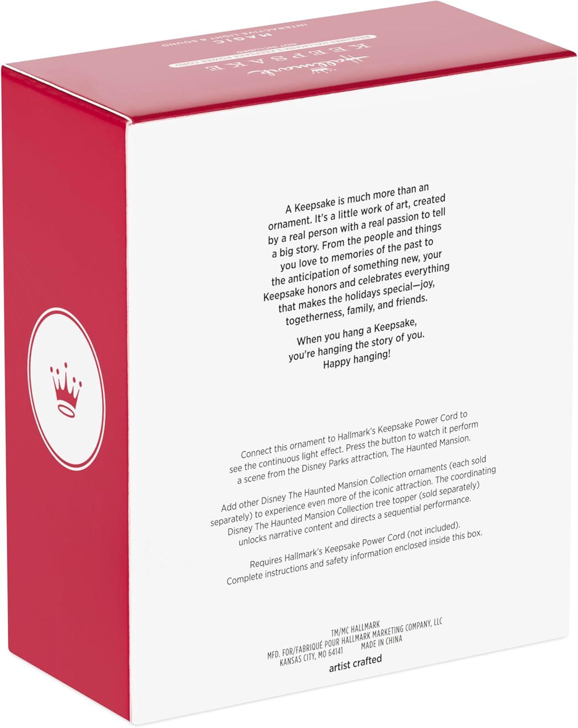 imageHallmark Keepsake Christmas Ornament 2025 Disney The Haunted Mansion Collection The Hitchhiking Ghosts with Light and Sound Gifts for Disney FansHitchhiking Ghosts