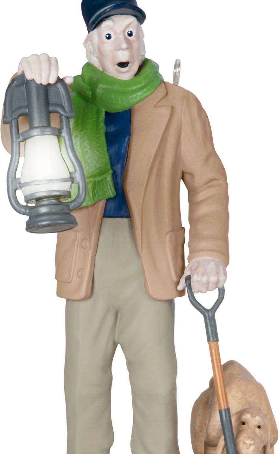 imageHallmark Keepsake Christmas Ornament 2025 Disney The Haunted Mansion Collection The Hitchhiking Ghosts with Light and Sound Gifts for Disney FansThe Caretaker and His Dog