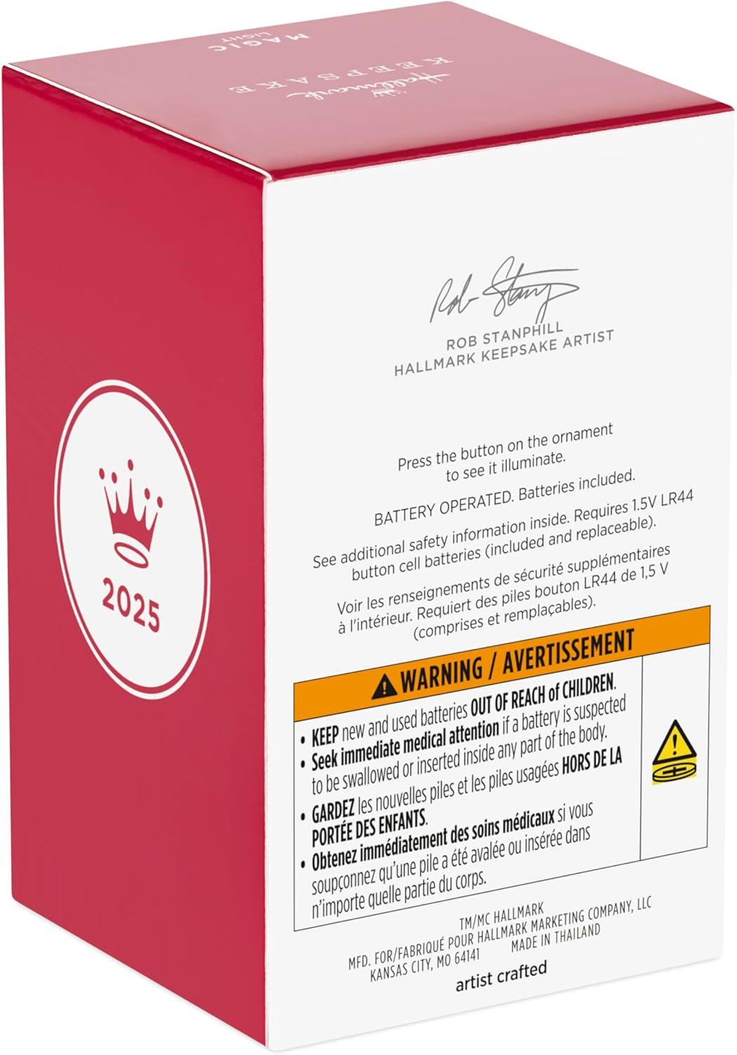 imageHallmark Keepsake Christmas Ornament 2025 Disney Tinker Bell Trimming The Tree with Tink with Light Gifts for Disney FansTinker Bell