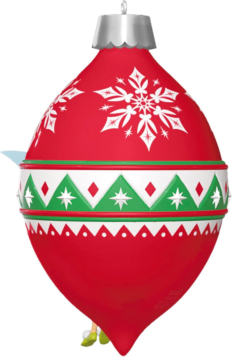 imageHallmark Keepsake Christmas Ornament 2025 Disney Tinker Bell Trimming The Tree with Tink with Light Gifts for Disney FansTinker Bell