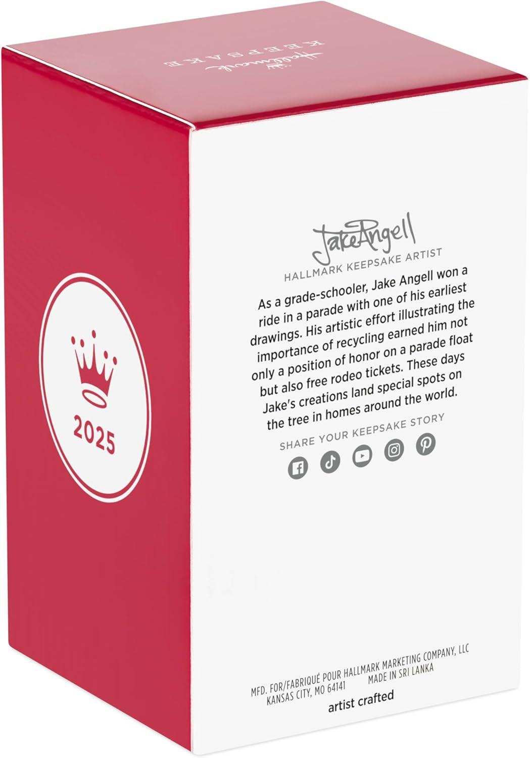 imageHallmark Keepsake Christmas Ornaments 2025 Corn HoHoHole Set of 2 Outdoor Games GiftsBakeiosaurus