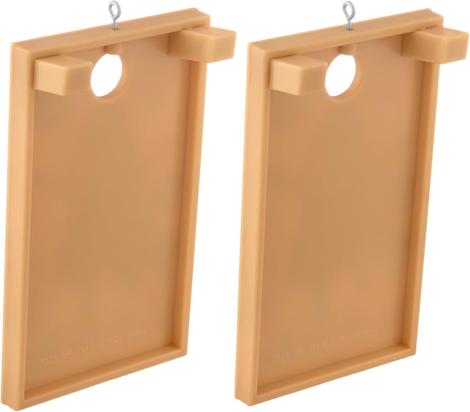 imageHallmark Keepsake Christmas Ornaments 2025 Corn HoHoHole Set of 2 Outdoor Games GiftsCorn HoHoHole