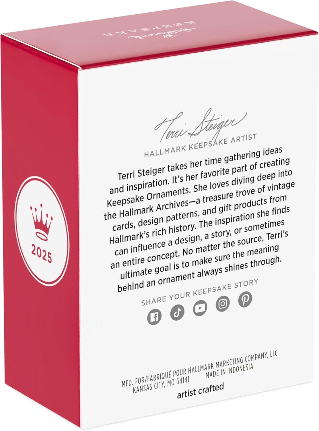 imageHallmark Keepsake Christmas Ornaments 2025 Corn HoHoHole Set of 2 Outdoor Games GiftsCorn HoHoHole