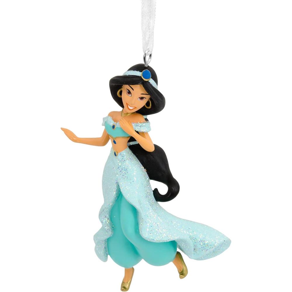imageHallmark Disney Princess NeQwa Art Cinderella Christmas Ornament HandPainted GlassPrincess Jasmine