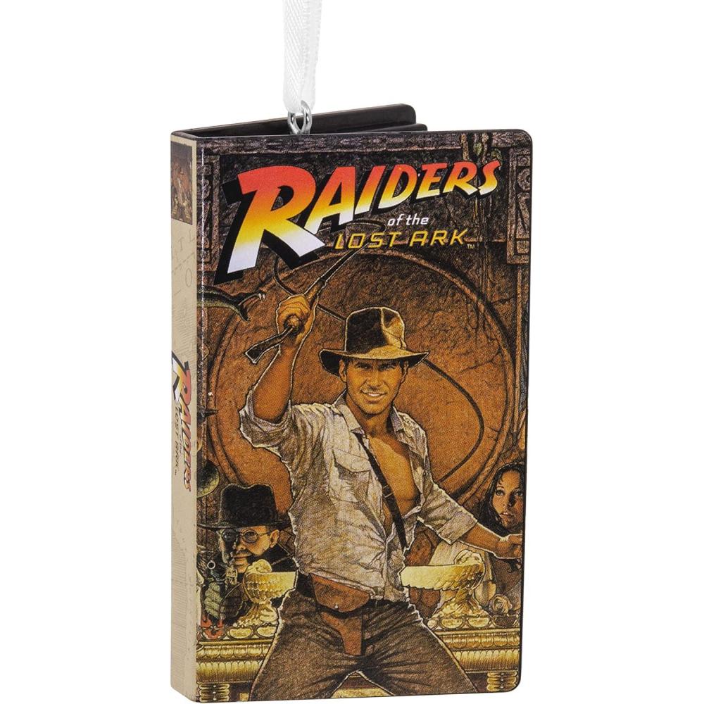 imageHallmark Indiana Jones Movie Retro Video Cassette Case Plastic Christmas Ornament 0003HCM1096Indiana Jones