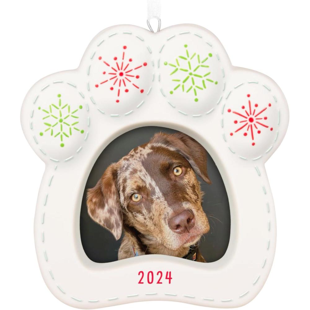 imageHallmark Keepsake Christmas Ornament 2024 Puppy Love Poodle 2024 Gifts for Animal Lovers2024 Happy Dog Photo Frame
