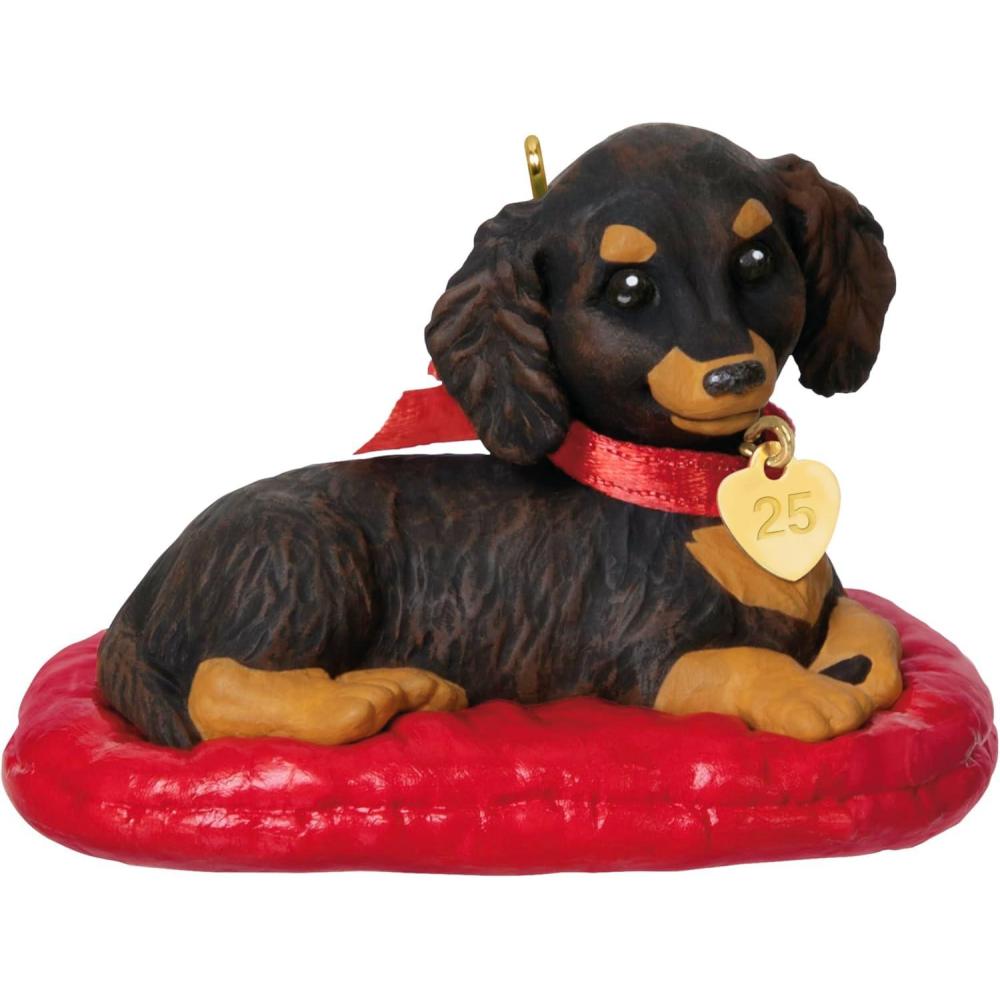 imageHallmark Keepsake Christmas Ornament 2024 Puppy Love Poodle 2024 Gifts for Animal Lovers2025 Puppy Love Dachshund