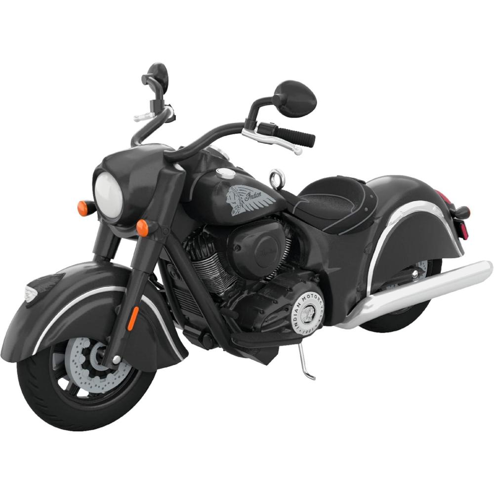 imageHallmark Keepsake Christmas Ornament 2025 1953 Indian Chief Motorcycle 2025 Metal Gifts for Motorcycle CollectorsIndian Motorcycle Chief Dark Horse