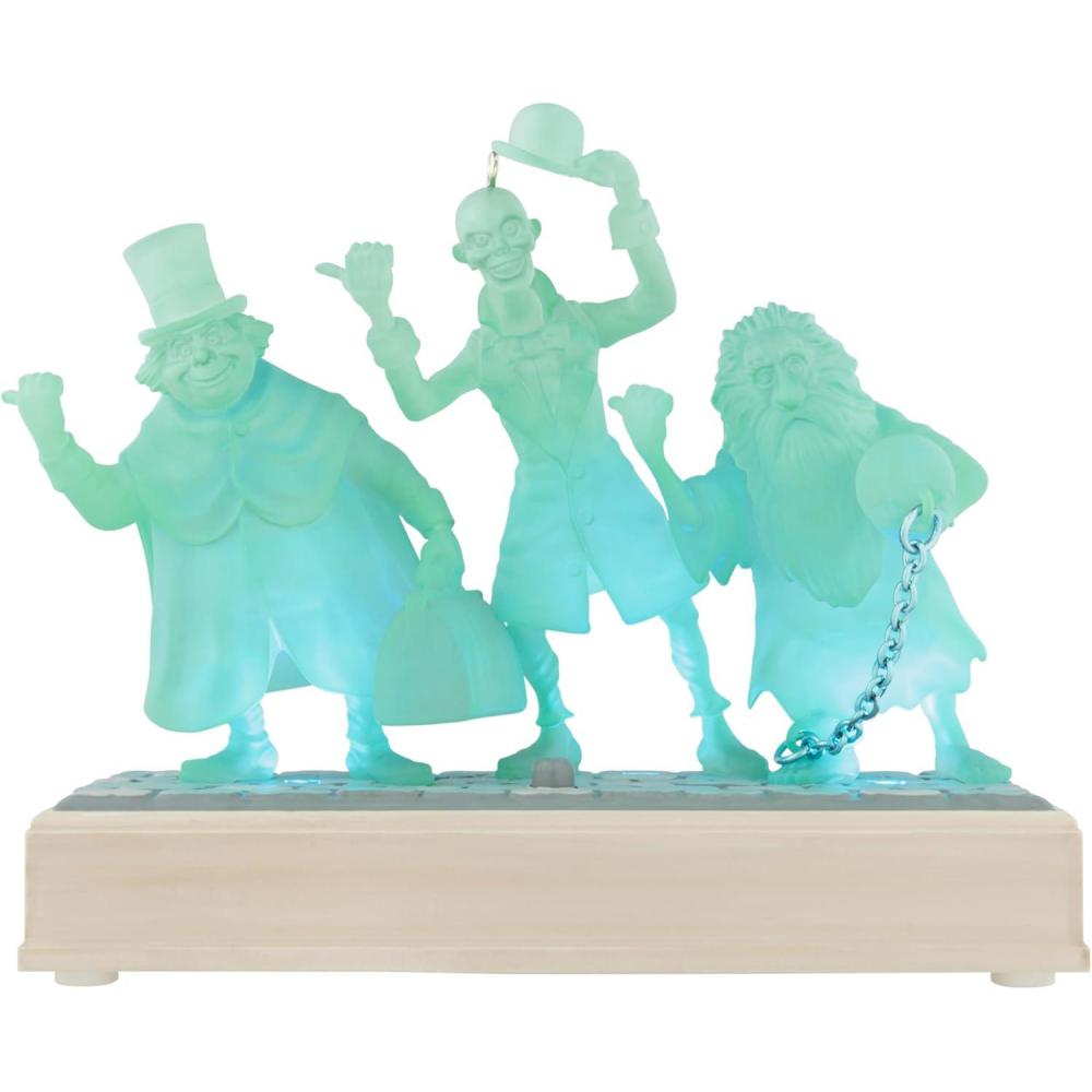 imageHallmark Keepsake Christmas Ornament 2025 Disney The Haunted Mansion Collection The Hitchhiking Ghosts with Light and Sound Gifts for Disney FansHitchhiking Ghosts