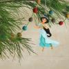 Hallmark Disney Princess Ne’Qwa Art Cinderella Christmas Ornament, Hand-Painted Glass(Princess Jasmine)