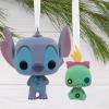 Hallmark Disney Stitch with Scrump Funko POP! Christmas Ornaments, Set of 2, Pop Culture Gifts