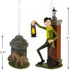 Hallmark Disney The Haunted Mansion Caretaker and Dog Christmas Ornaments, Set of 2, Gifts for Disney Fans