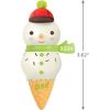 Hallmark Keepsake Christmas Ornament 2024, Daughter Snowman Ice Cream Cone 2024, Family Gifts(2024 Dad)