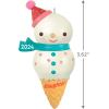 Hallmark Keepsake Christmas Ornament 2024, Daughter Snowman Ice Cream Cone 2024, Family Gifts(2024 Daughter)
