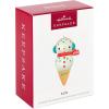 Hallmark Keepsake Christmas Ornament 2024, Daughter Snowman Ice Cream Cone 2024, Family Gifts(2024 Son)